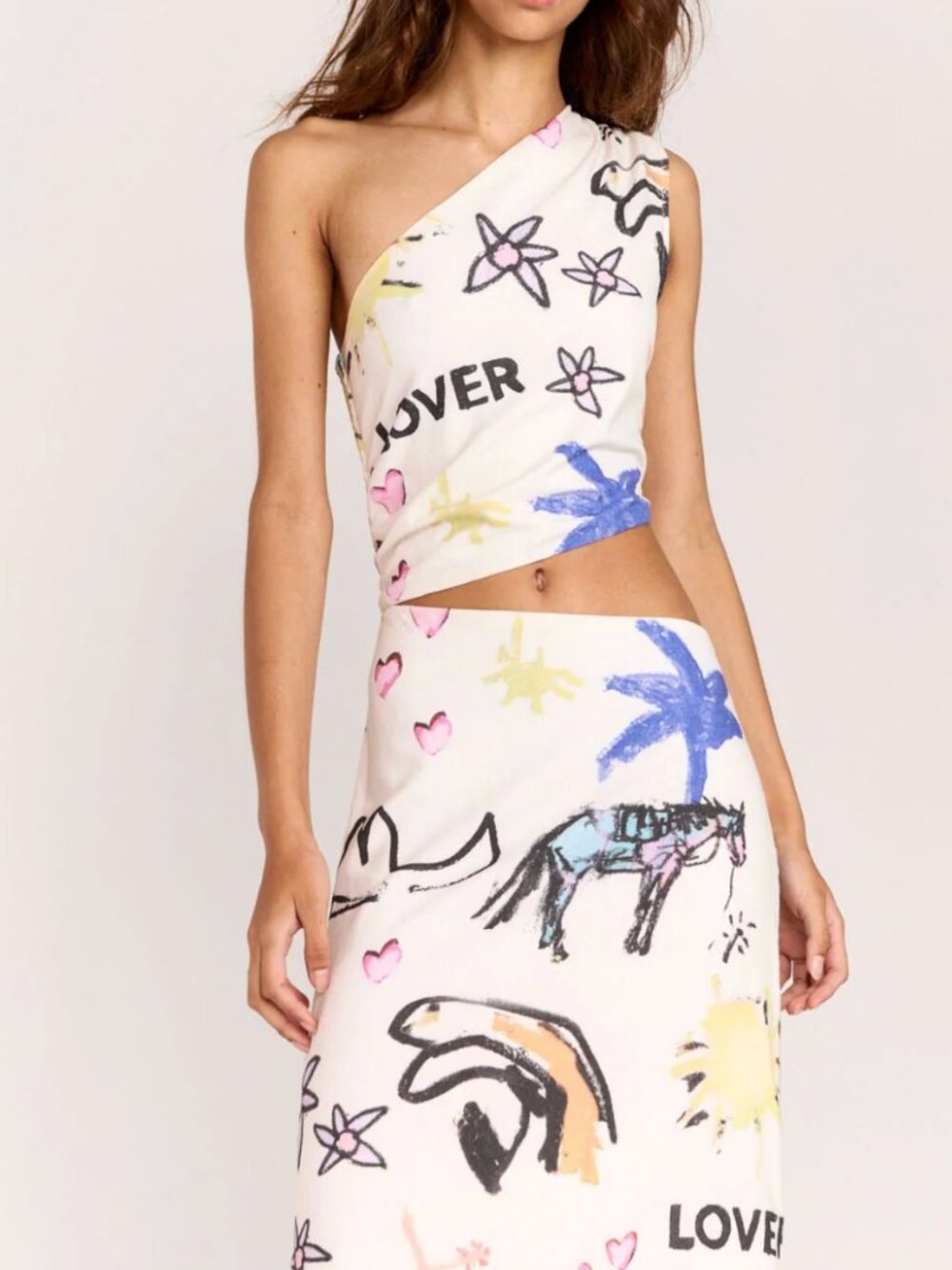 NWT Romy The Label Lover Dress in Jake Pedro Lover Print - Picture 3 of 4